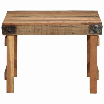 vidaXL Coffee Table Brown 60 x 55 x 40 cm Solid reclaimed wood