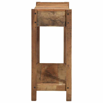 vidaXL Console Table Brown 107 x 33 x 76 cm Solid Reclaim Wood