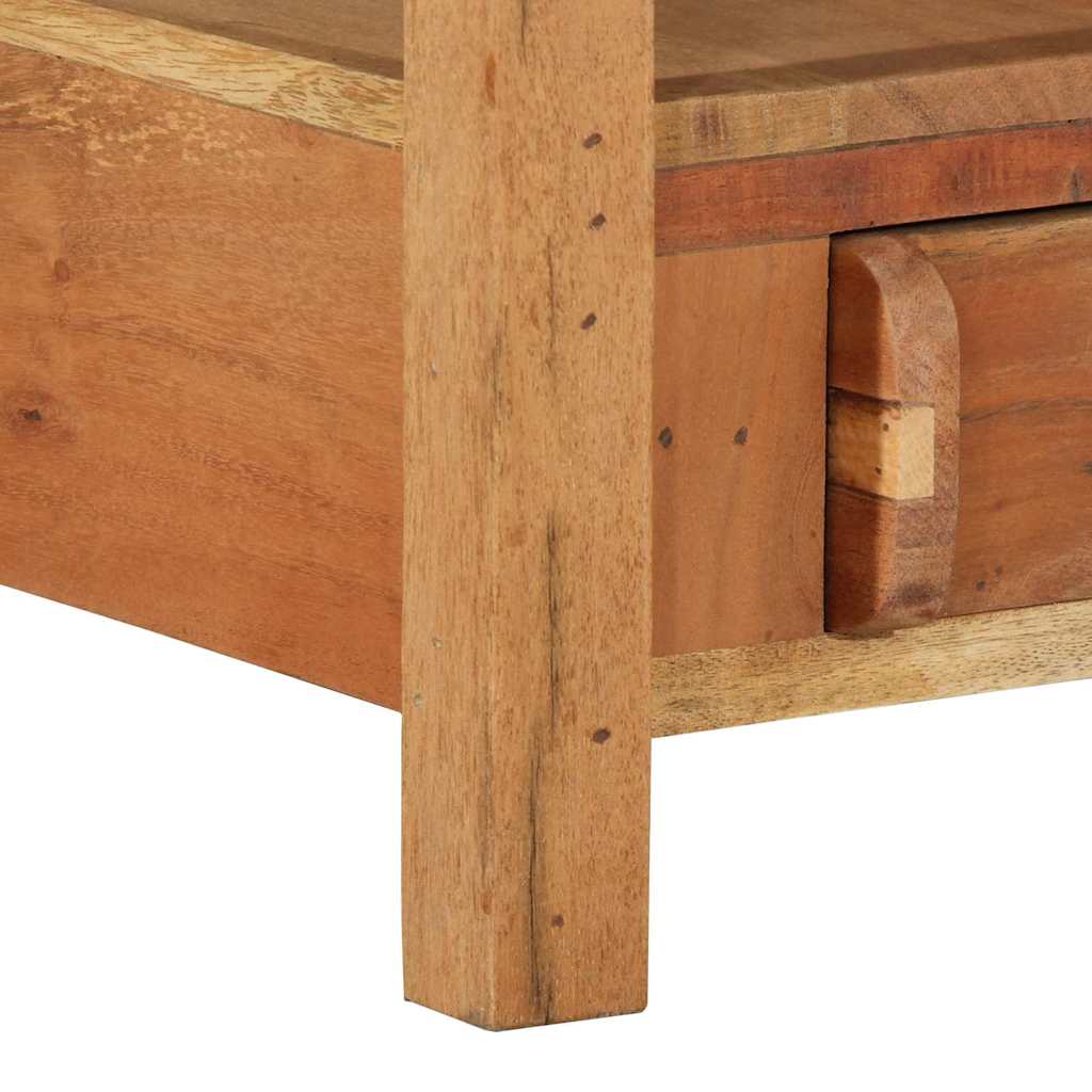 vidaXL TV Cabinet with Drawer Brown 83 x 33 x 46 cm Solid Reclaim Wood