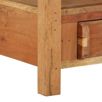 vidaXL TV Cabinet with Drawer Brown 83 x 33 x 46 cm Solid Reclaim Wood