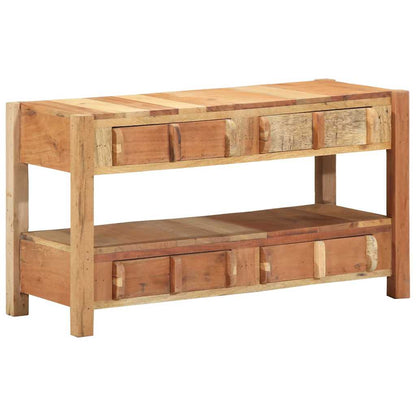 vidaXL TV Cabinet with Drawer Brown 83 x 33 x 46 cm Solid Reclaim Wood
