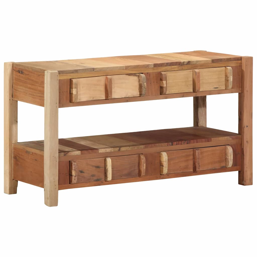 vidaXL TV Cabinet with Drawer Brown 83 x 33 x 46 cm Solid Reclaim Wood