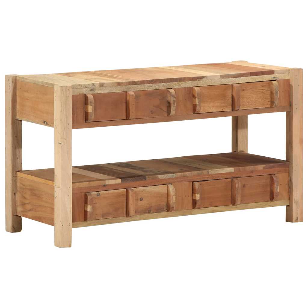 vidaXL TV Cabinet with Drawer Brown 83 x 33 x 46 cm Solid Reclaim Wood