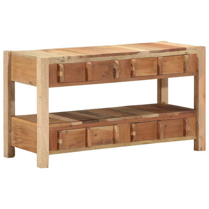vidaXL TV Cabinet with Drawer Brown 83 x 33 x 46 cm Solid Reclaim Wood
