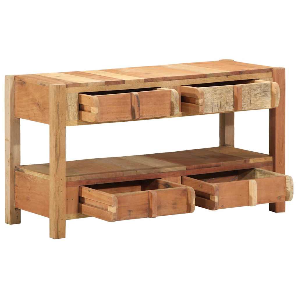 vidaXL TV Cabinet with Drawer Brown 83 x 33 x 46 cm Solid Reclaim Wood