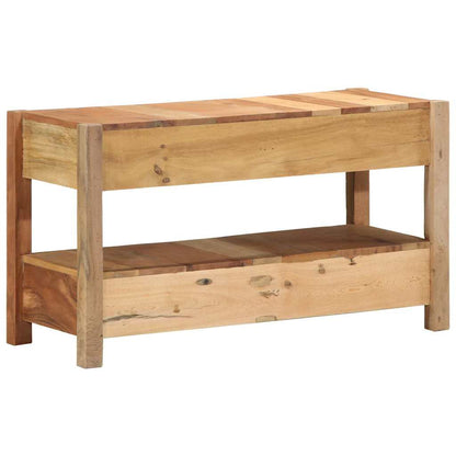 vidaXL TV Cabinet with Drawer Brown 83 x 33 x 46 cm Solid Reclaim Wood