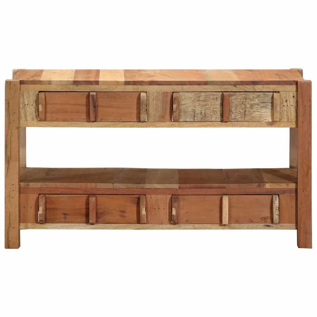 vidaXL TV Cabinet with Drawer Brown 83 x 33 x 46 cm Solid Reclaim Wood