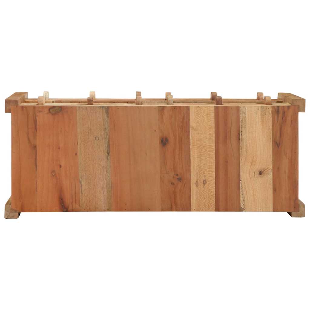 vidaXL TV Cabinet with Drawer Brown 83 x 33 x 46 cm Solid Reclaim Wood