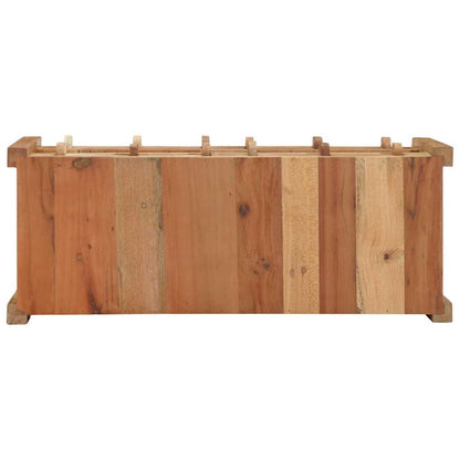 vidaXL TV Cabinet with Drawer Brown 83 x 33 x 46 cm Solid Reclaim Wood