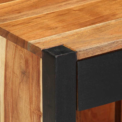 vidaXL Bedside Cabinet Brown 40 x 35 x 50 cm Solid Acacia Wood
