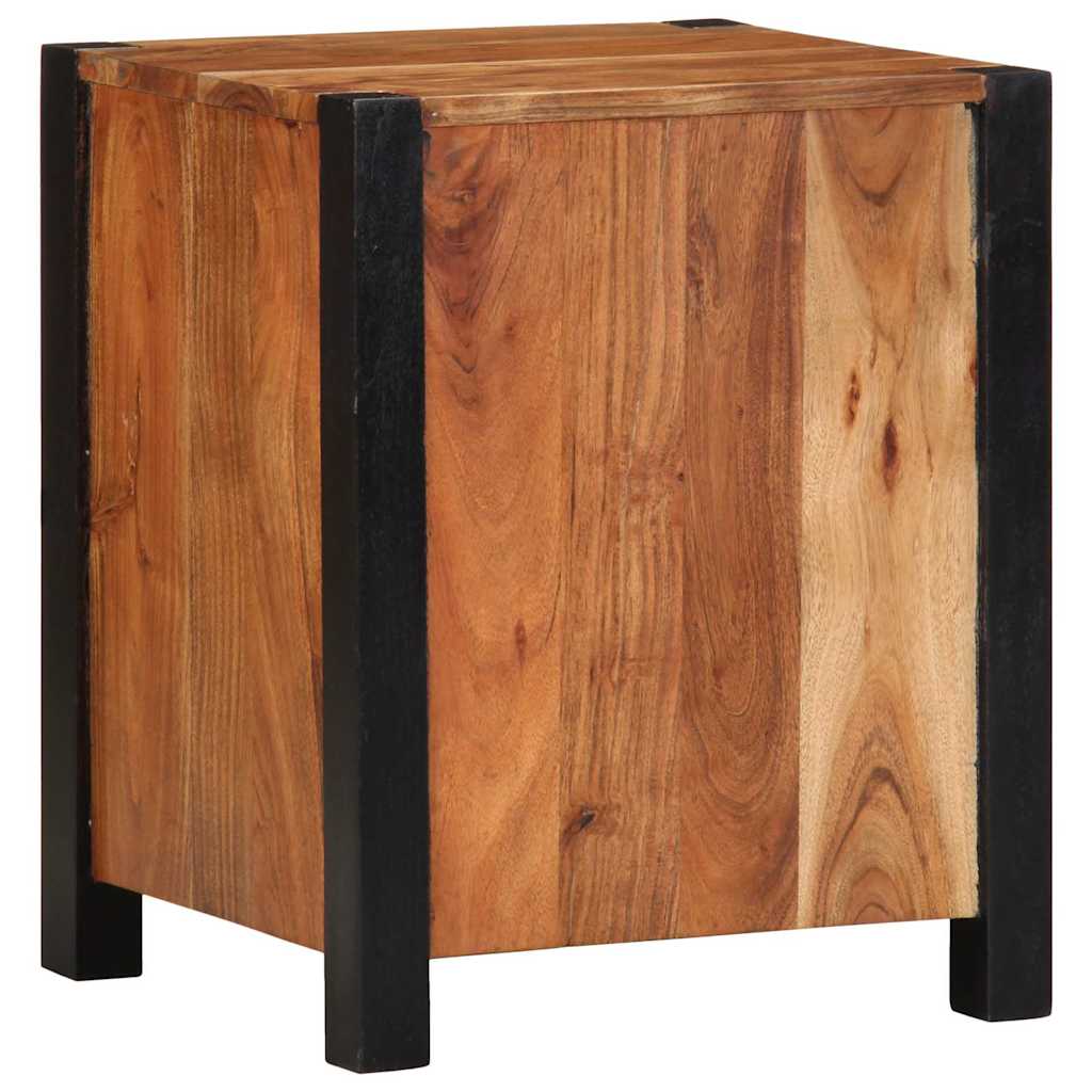 vidaXL Bedside Cabinet Brown 40 x 35 x 50 cm Solid Acacia Wood