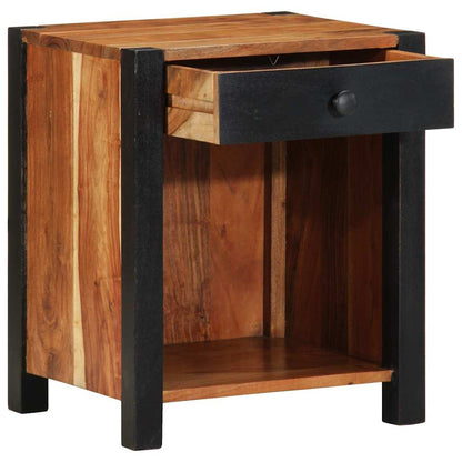 vidaXL Bedside Cabinet 2 pcs Brown 40 x 35 x 50 cm Solid Acacia Wood