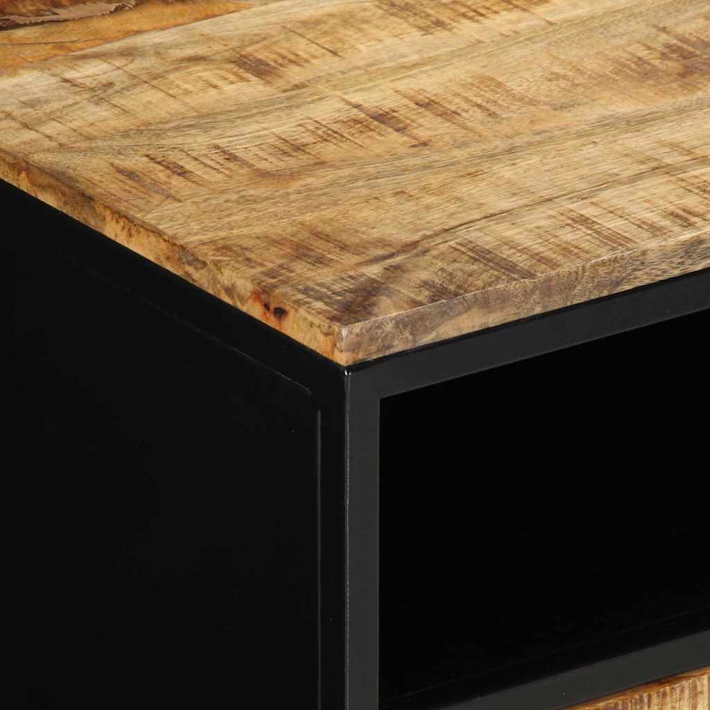 vidaXL Coffee Table Brown 90 x 50 x 40 cm Solid Mango Wood and Metal