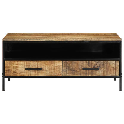 vidaXL Coffee Table Brown 90 x 50 x 40 cm Solid Mango Wood and Metal