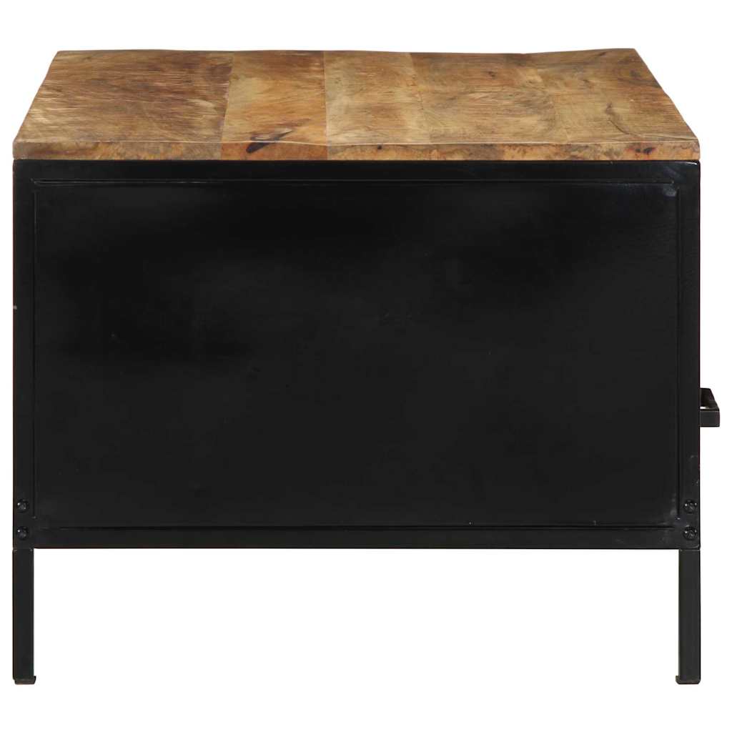 vidaXL Coffee Table Brown 90 x 50 x 40 cm Solid Mango Wood and Metal