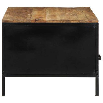 vidaXL Coffee Table Brown 90 x 50 x 40 cm Solid Mango Wood and Metal