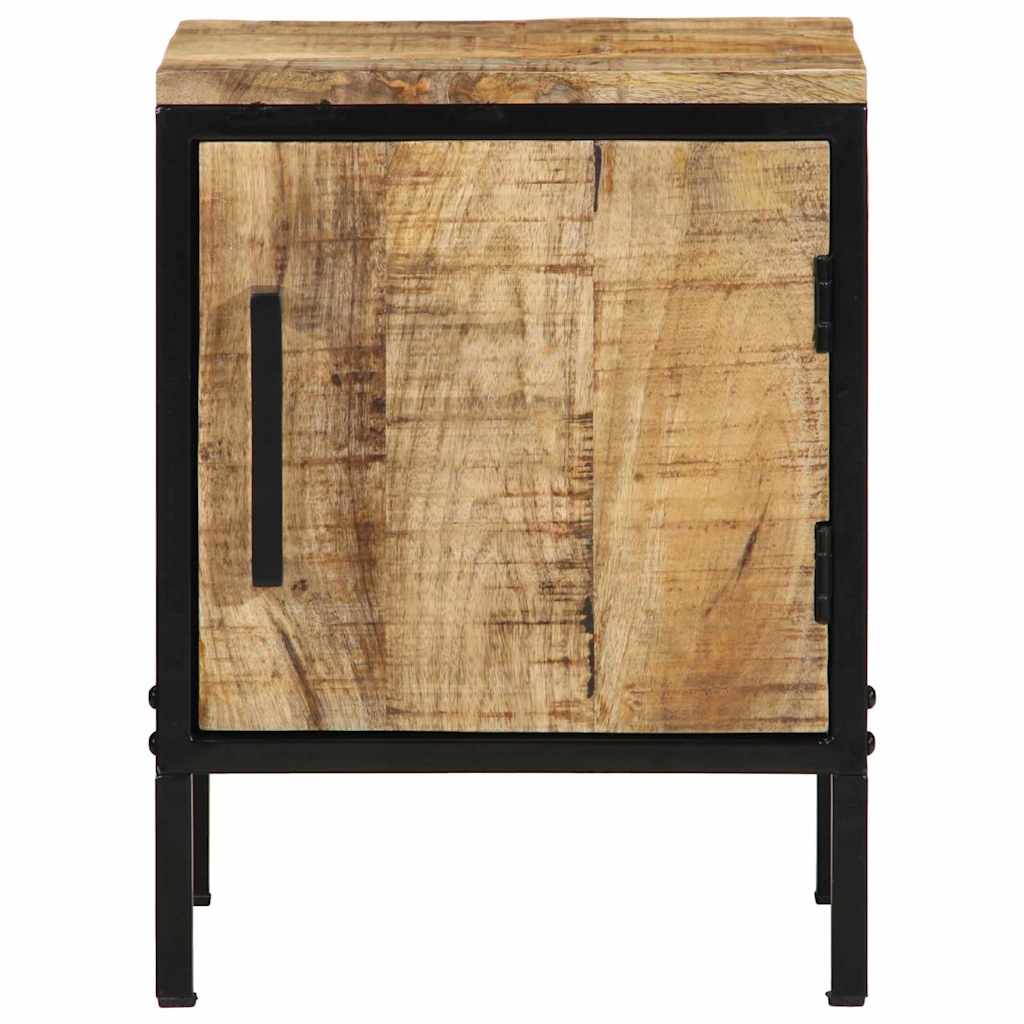 vidaXL Bedside Cabinet 2 pcs Brown and Black 30 x 30 x 40 cm