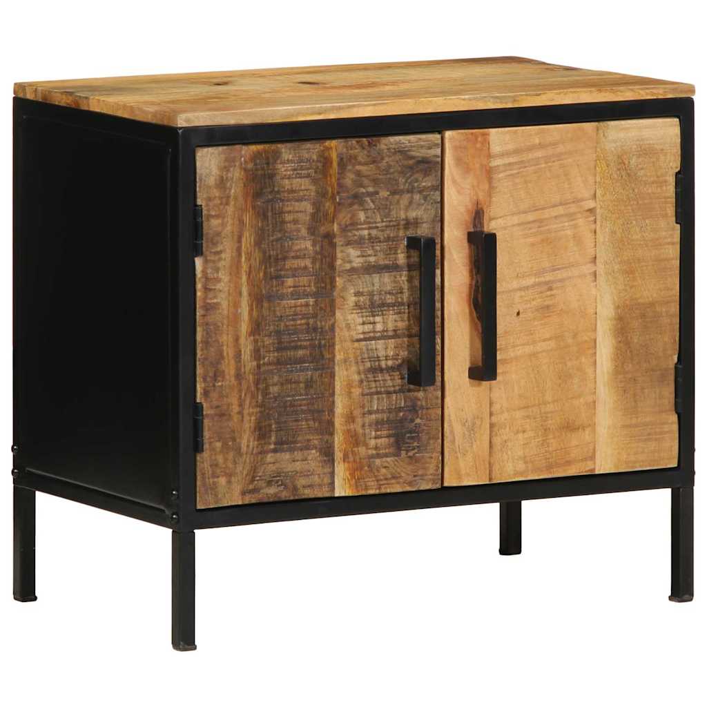vidaXL Bedside Cabinet 2 pcs Brown and Black 50 x 30 x 45 cm