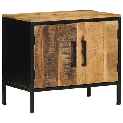 vidaXL Bedside Cabinet 2 pcs Brown and Black 50 x 30 x 45 cm