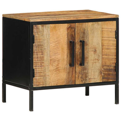 vidaXL Bedside Cabinet 2 pcs Brown and Black 50 x 30 x 45 cm