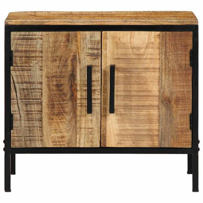 vidaXL Bedside Cabinet 2 pcs Brown and Black 50 x 30 x 45 cm