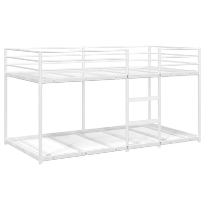 vidaXL Bunk Bed without Mattress White 100x190 cm Steel