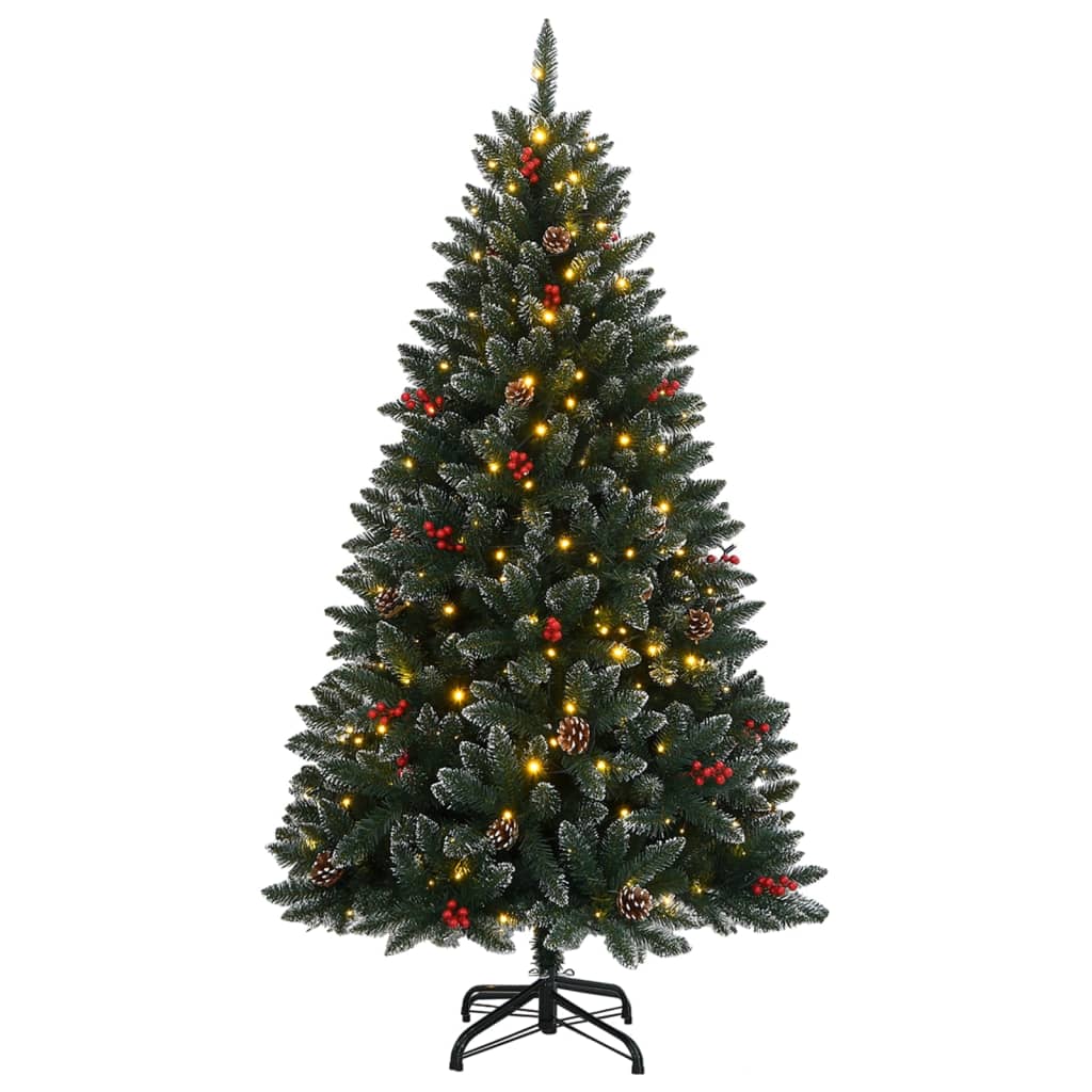 vidaXL Artificial Christmas Tree 300 LEDs 240 cm