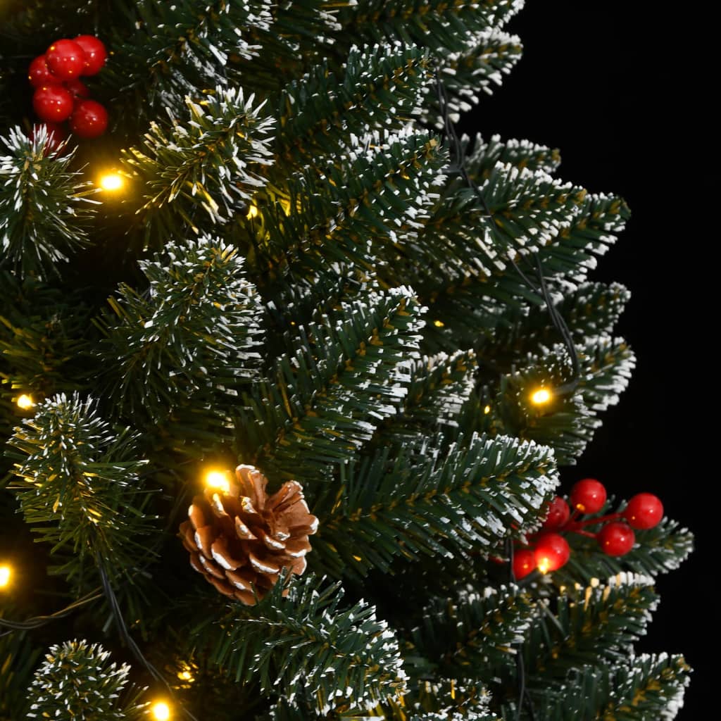 vidaXL Artificial Christmas Tree 300 LEDs 240 cm