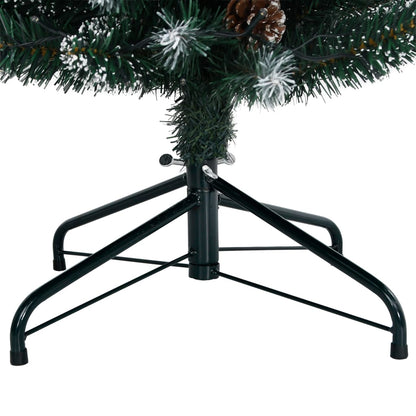 vidaXL Artificial Slim Christmas Tree 150 LEDs 150 cm