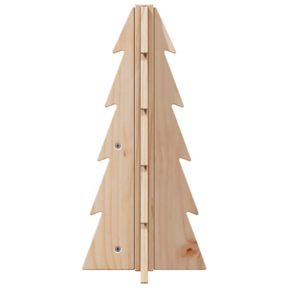vidaXL Wooden Christmas Tree for Decoration 49 cm Solid Wood Pine