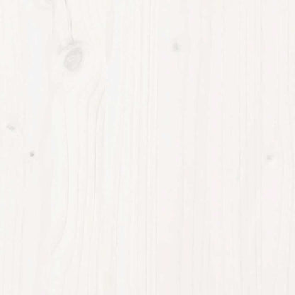 vidaXL Wooden Christmas Tree for Decoration White 120 cm Solid Wood Pine