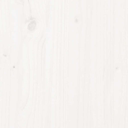 vidaXL Wooden Christmas Tree for Decoration White 100 cm Solid Wood Pine