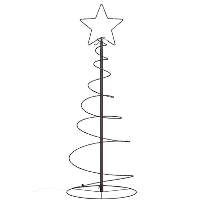 vidaXL LED Christmas Tree 80 LEDs Warm White 120 cm