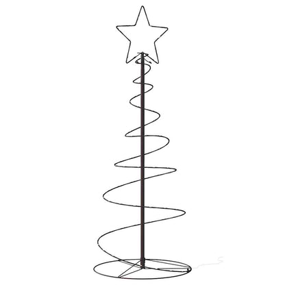 vidaXL LED Christmas Tree 80 LEDs Warm White 120 cm