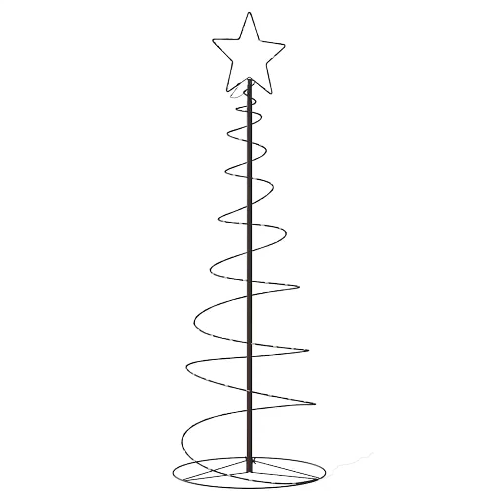 vidaXL LED Christmas Tree 100 LEDs Warm White 150 cm