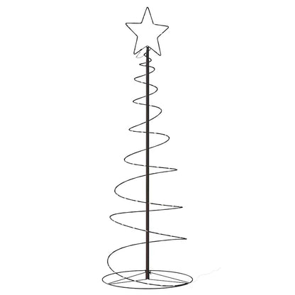 vidaXL LED Christmas Tree 100 LEDs Warm White 150 cm