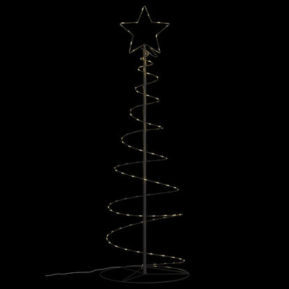vidaXL LED Christmas Tree 100 LEDs Warm White 150 cm