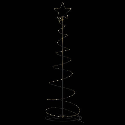 vidaXL LED Christmas Tree 120 LEDs Warm White 180 cm