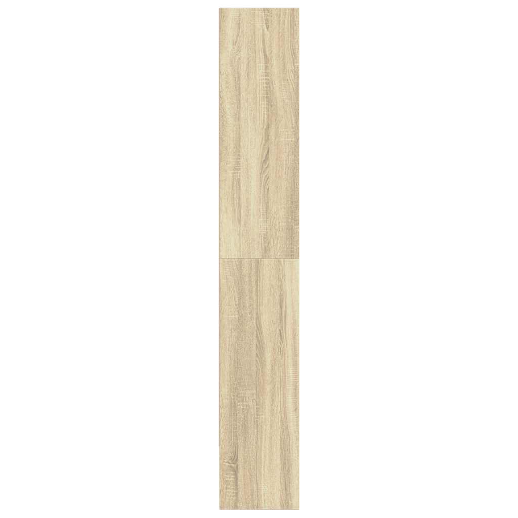 vidaXL Book Cabinet Sonoma Oak 80x30x189 cm Engineered Wood