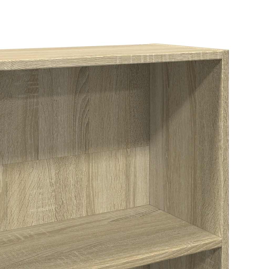 vidaXL Book Cabinet Sonoma Oak 80x30x189 cm Engineered Wood