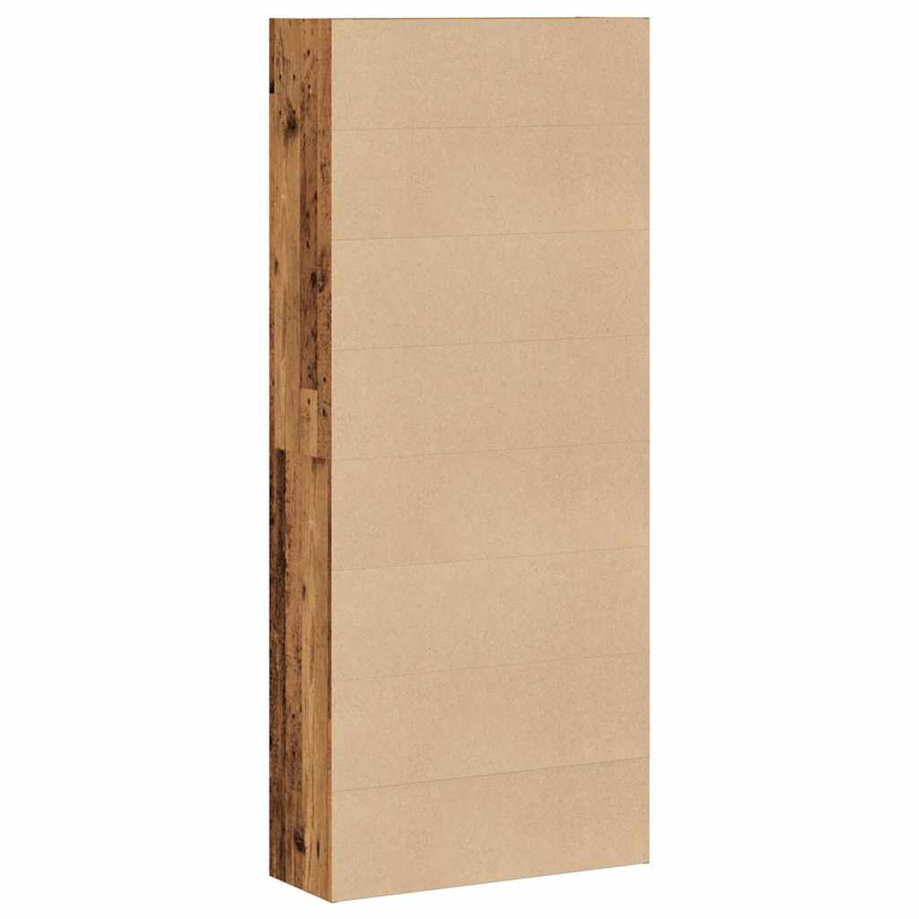 vidaXL Book Cabinet Old Wood 80x30x189 cm Engineered Wood