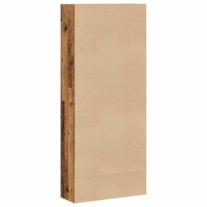 vidaXL Book Cabinet Old Wood 80x30x189 cm Engineered Wood