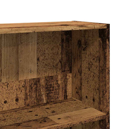 vidaXL Book Cabinet Old Wood 80x30x189 cm Engineered Wood