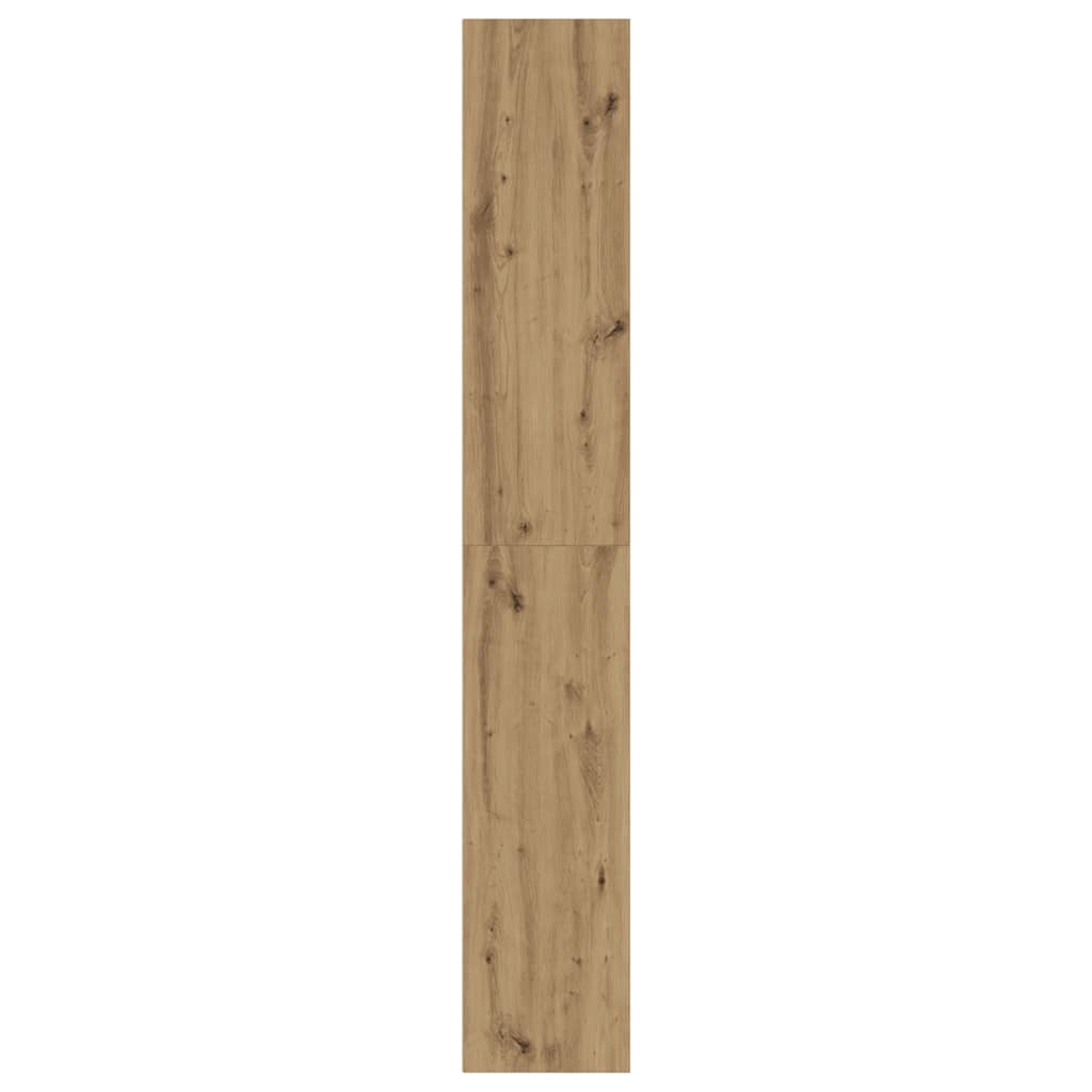 vidaXL Book Cabinet Artisian Oak 80x30x189 cm Engineered Wood