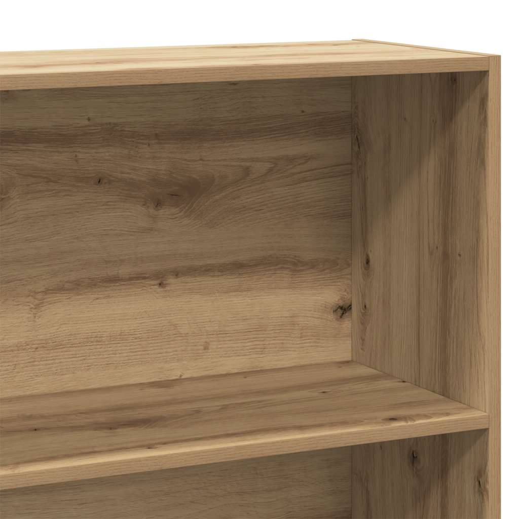vidaXL Book Cabinet Artisian Oak 80x30x189 cm Engineered Wood