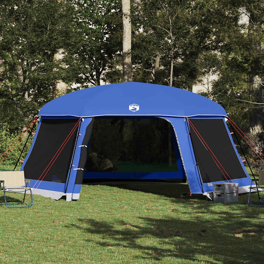vidaXL Pool Tent with Removable Fly & Mesh Walls Azure Blue 618x532 cm
