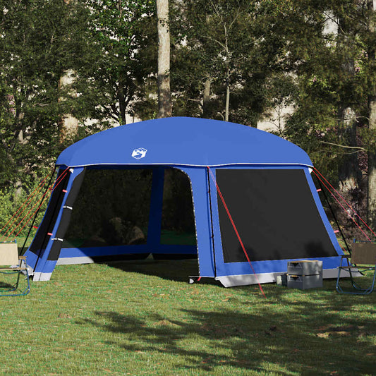 vidaXL Pool Tent with Removable Fly & Mesh Walls Azure Blue 618x532 cm