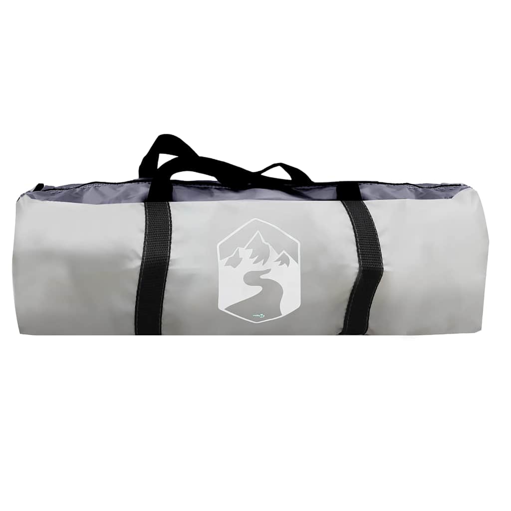 vidaXL Pool Tent with Removable Fly & Mesh Walls Grey 618x532 cm