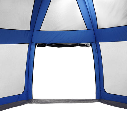 vidaXL Pool Tent with Removable Fly & Mesh Walls Azure Blue 510x510 cm