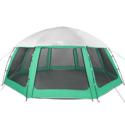 vidaXL Pool Tent with Removable Fly & Mesh Walls Sea Green 612x612 cm